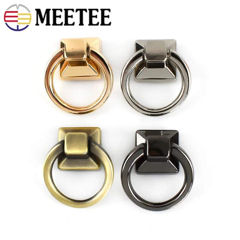 5/10Pcs Metal O Ring Buckles Bag Side Clip Clasp Screw Strap Connector Hook Handle Handbag Belt Leather DIY Hardware Accessories