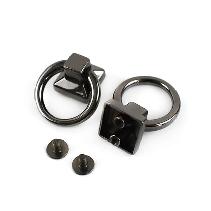 5/10Pcs Metal O Ring Buckles Bag Side Clip Clasp Screw Strap Connector Hook Handle Handbag Belt Leather DIY Hardware Accessories